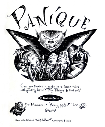 "Panique!" is copyright ©2008 by Richard Sala.  All rights reserved.  Reproduction prohibited.