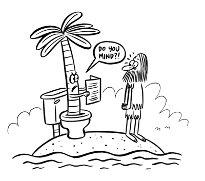 "Nickelodeon gag #39-Toilet Tree" is copyright &copy;2008 by Johnny Ryan.  All rights reserved.  Reproduction prohibited.