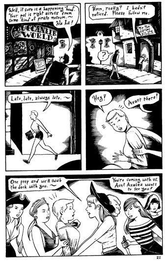 "Mad Night - page 21" is copyright ©2008 by Richard Sala.  All rights reserved.  Reproduction prohibited.