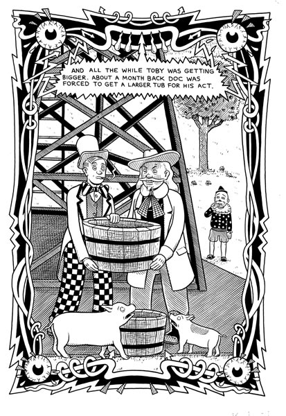 "'No Business Like Show Business' p.13A" is copyright ©2008 by Kim Deitch.  All rights reserved.  Reproduction prohibited.