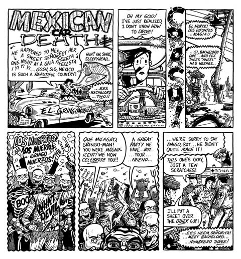 "A SLEEPYHEAD TALE - MEXICAN CAR DEATH" is copyright ©2008 by Jeremy Eaton.  All rights reserved.  Reproduction prohibited.