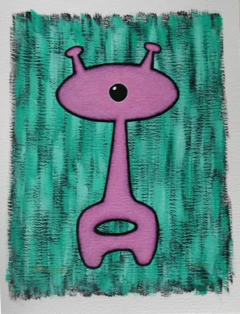 ""Pinkie" (painting)" is copyright ©2008 by J.R. Williams.  All rights reserved.  Reproduction prohibited.