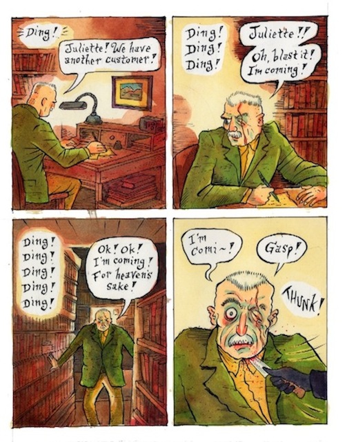 "The Bloody Cardinal - page 23" is copyright ©2008 by Richard Sala.  All rights reserved.  Reproduction prohibited.