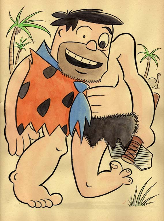 "*Cartoon Jumbles-Fred Flintstone & Alley Oop" is copyright ©2008 by Jeremy Eaton.  All rights reserved.  Reproduction prohibited.