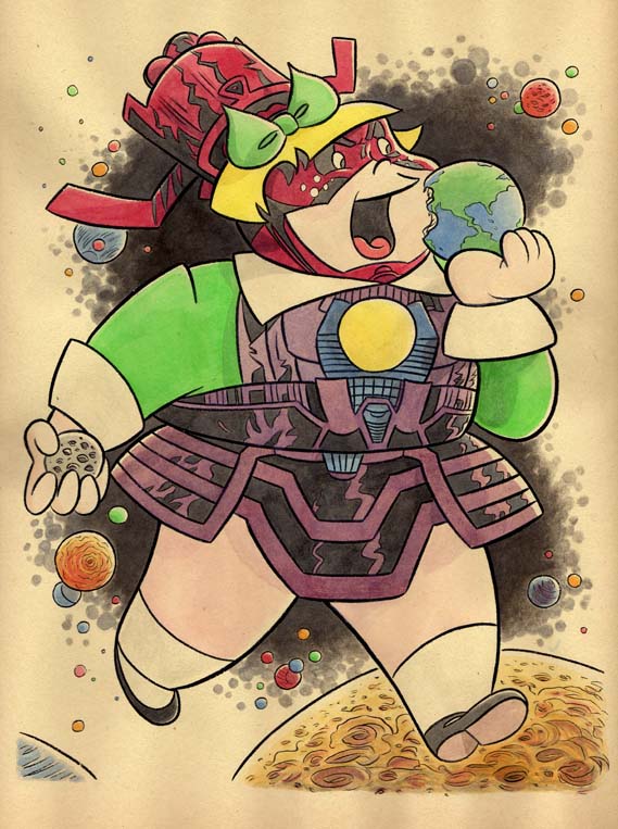 "*Cartoon Jumbles-Little Lotta & Galactus" is copyright ©2008 by Jeremy Eaton.  All rights reserved.  Reproduction prohibited.