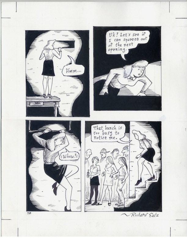 "The Grave Robber's Daughter - page 70" is copyright ©2008 by Richard Sala.  All rights reserved.  Reproduction prohibited.