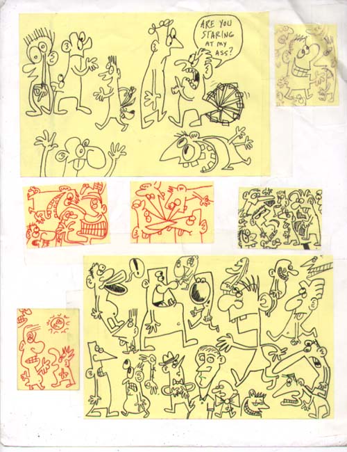 "Post-It Doodles 3" is copyright ©2008 by Sam Henderson.  All rights reserved.  Reproduction prohibited.