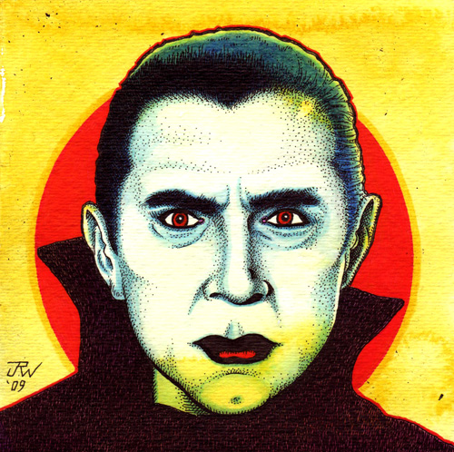 "Bela Lugosi" is copyright ©2008 by J.R. Williams.  All rights reserved.  Reproduction prohibited.