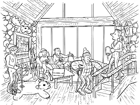 "Disney Ski Lodge" is copyright ©2008 by Bob Fingerman.  All rights reserved.  Reproduction prohibited.