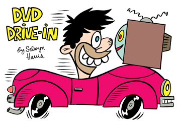 "Movie mag illo - DVD Drive-In" is copyright &copy;2008 by Johnny Ryan.  All rights reserved.  Reproduction prohibited.
