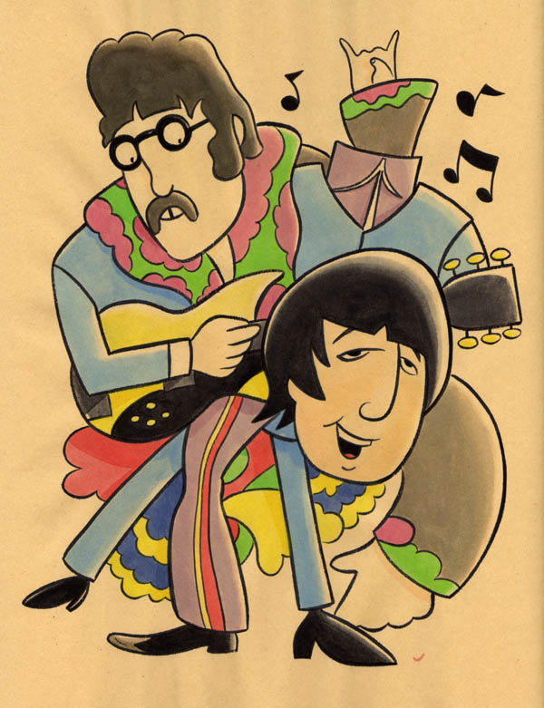 "CARTOON JUMBLE! JOHN LENNON &  J LENNON!" is copyright ©2008 by Jeremy Eaton.  All rights reserved.  Reproduction prohibited.