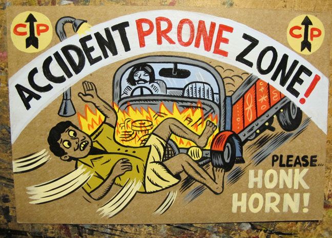 "Accident Zone...Honk Horn!" is copyright ©2008 by  Mats!?.  All rights reserved.  Reproduction prohibited.