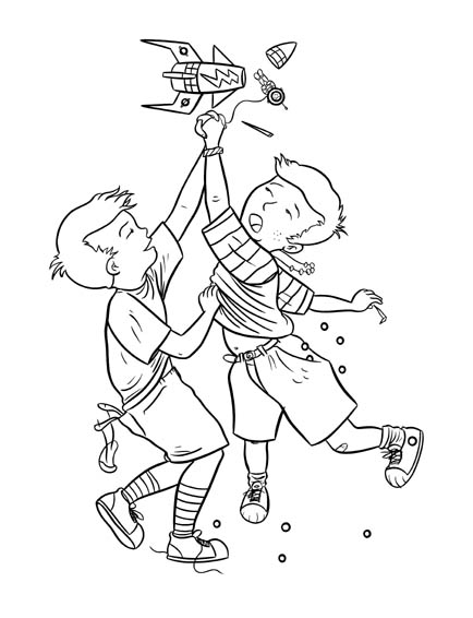 "SPACE FIGHT!" is copyright ©2008 by Jeremy Eaton.  All rights reserved.  Reproduction prohibited.