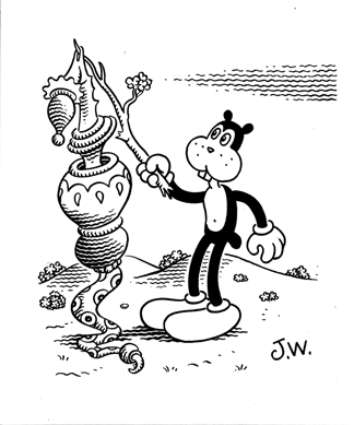 "SPECIMEN" is copyright ©2008 by Jim Woodring.  All rights reserved.  Reproduction prohibited.