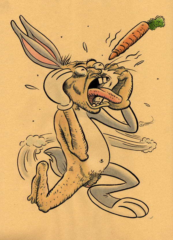 "CARTOON JUMBLE! BUGS BUNNY & ROBERT CRUMB" is copyright ©2008 by Jeremy Eaton.  All rights reserved.  Reproduction prohibited.