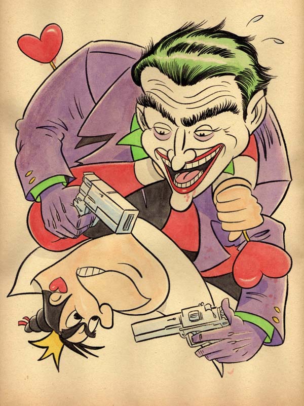 "CARTOON JUMBLE! THE JOKER & THE QUEEN OF HEART" is copyright ©2008 by Jeremy Eaton.  All rights reserved.  Reproduction prohibited.