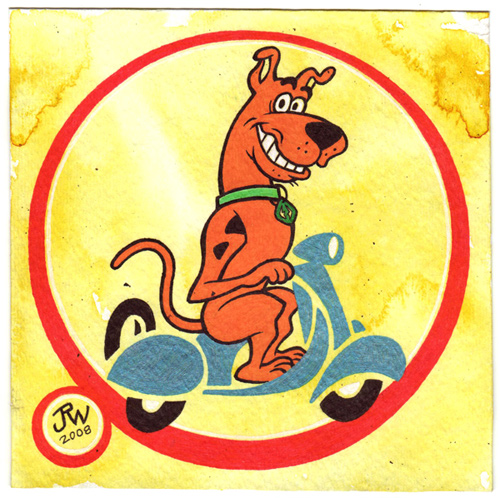 "Scooby Scooter" is copyright ©2008 by J.R. Williams.  All rights reserved.  Reproduction prohibited.