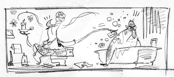 "Washington Post Rough Sketch - Style Invitational" is copyright ©2008 by Bob Staake.  All rights reserved.  Reproduction prohibited.