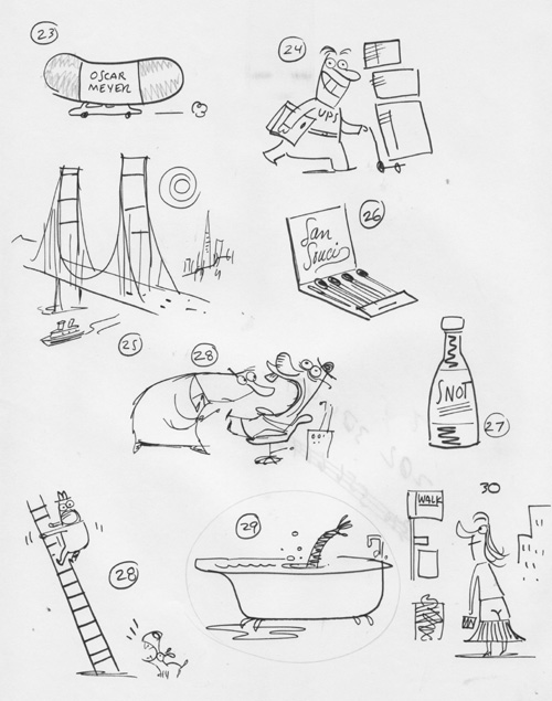 "Washington Post (9-up Thumbnails)" is copyright ©2008 by Bob Staake.  All rights reserved.  Reproduction prohibited.
