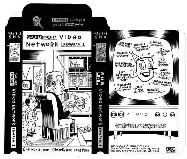 "Sub Pop Records" is copyright ©2008 by Daniel Clowes.  All rights reserved.  Reproduction prohibited.