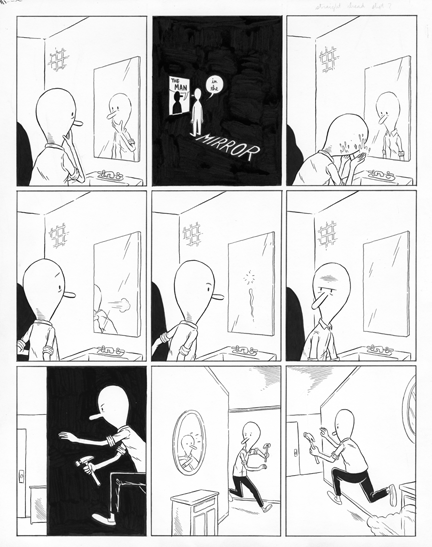"Man In The Mirror, page 1" is copyright ©2008 by Martin Cendreda.  All rights reserved.  Reproduction prohibited.