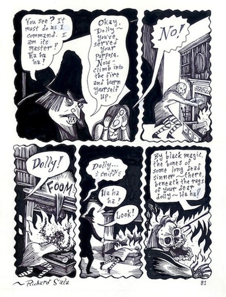 "The Grave Robber's Daughter - page 81" is copyright ©2008 by Richard Sala.  All rights reserved.  Reproduction prohibited.