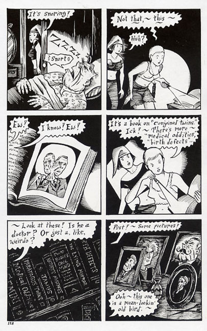"Mad Night - page 128" is copyright ©2008 by Richard Sala.  All rights reserved.  Reproduction prohibited.