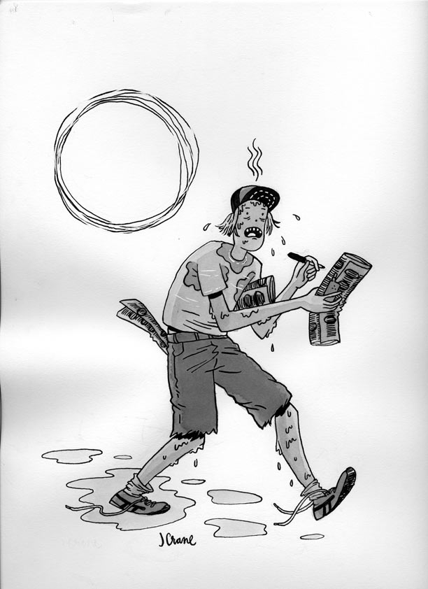 "Apartment Hunting for L.A. City Beat" is copyright ©2008 by Jordan Crane.  All rights reserved.  Reproduction prohibited.