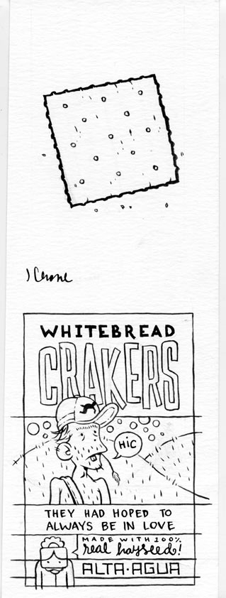 "Cracker illustration for Agua Alta" is copyright ©2008 by Jordan Crane.  All rights reserved.  Reproduction prohibited.