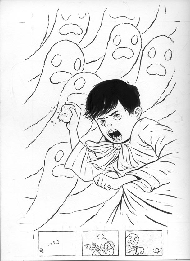 "Mean Kid for Yeti" is copyright ©2008 by Jordan Crane.  All rights reserved.  Reproduction prohibited.