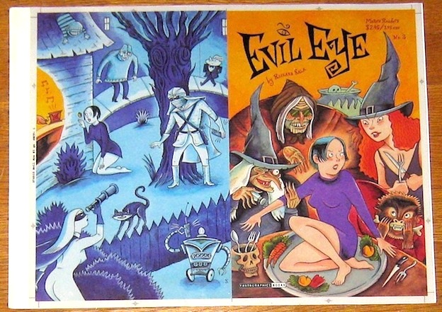 "EVIL EYE #3 - Cover Proof" is copyright ©2008 by Richard Sala.  All rights reserved.  Reproduction prohibited.