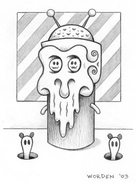 "pencil drawing #6" is copyright ©2008 by Dennis Worden.  All rights reserved.  Reproduction prohibited.