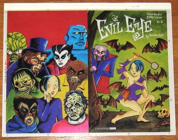 "EVIL EYE #5 - Cover Proof" is copyright ©2008 by Richard Sala.  All rights reserved.  Reproduction prohibited.