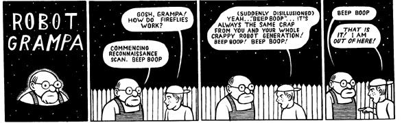 "Robot Grampa" is copyright ©2008 by M. Kupperman.  All rights reserved.  Reproduction prohibited.