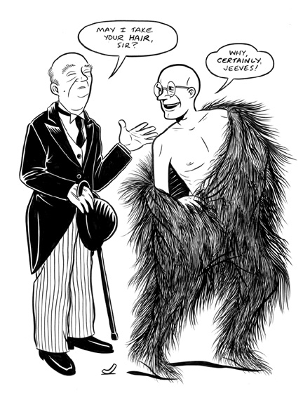 "YOUR HAIR, SIR?" is copyright ©2008 by Jeremy Eaton.  All rights reserved.  Reproduction prohibited.