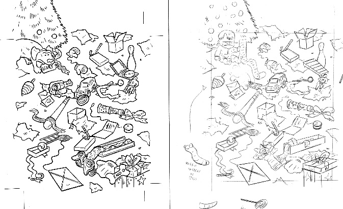 "Disney Maze with pencil rough" is copyright ©2008 by Bob Fingerman.  All rights reserved.  Reproduction prohibited.