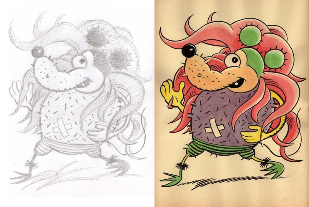 "CARTOON JUMBLE! CREEP RAT & THE CREEPER!" is copyright ©2008 by Jeremy Eaton.  All rights reserved.  Reproduction prohibited.