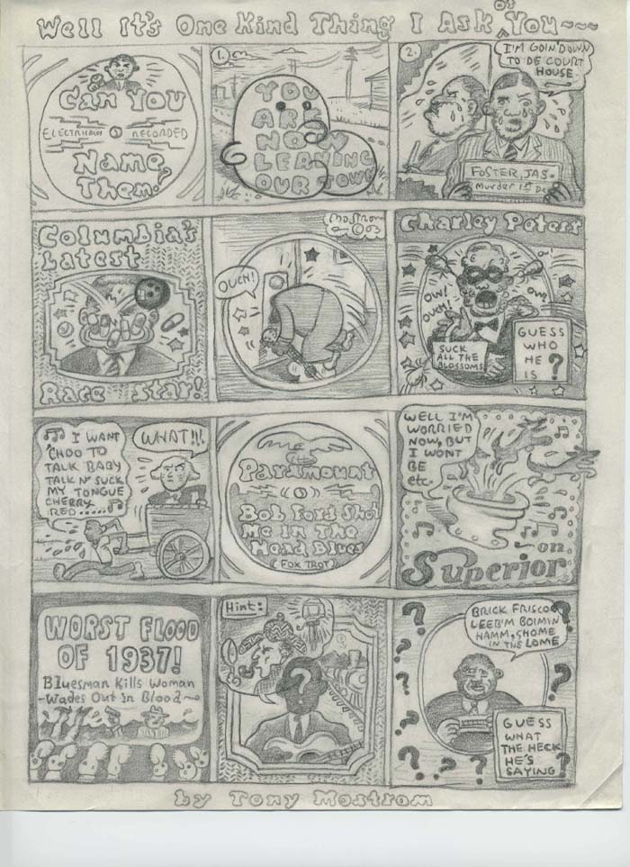 "Name That Blues Great # 1" is copyright ©2008 by Tony Mostrom.  All rights reserved.  Reproduction prohibited.