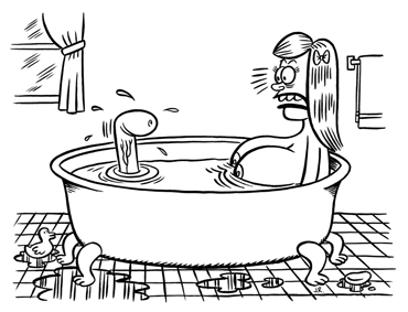 "COVER ILLUSTRATION - NEW YORKER...." is copyright &copy;2008 by Johnny Ryan.  All rights reserved.  Reproduction prohibited.