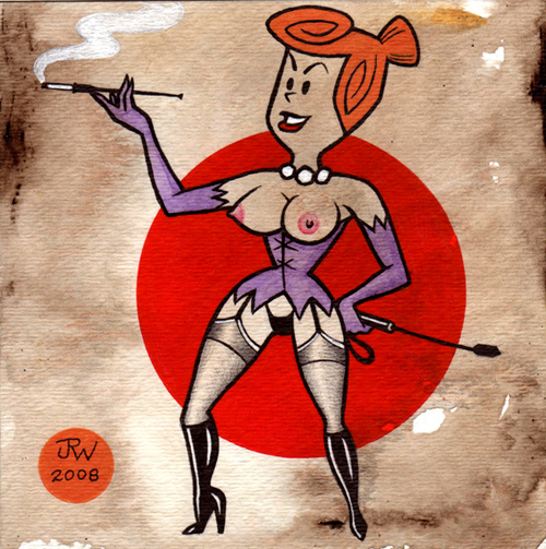 "Mistress Wilma" is copyright ©2008 by J.R. Williams.  All rights reserved.  Reproduction prohibited.