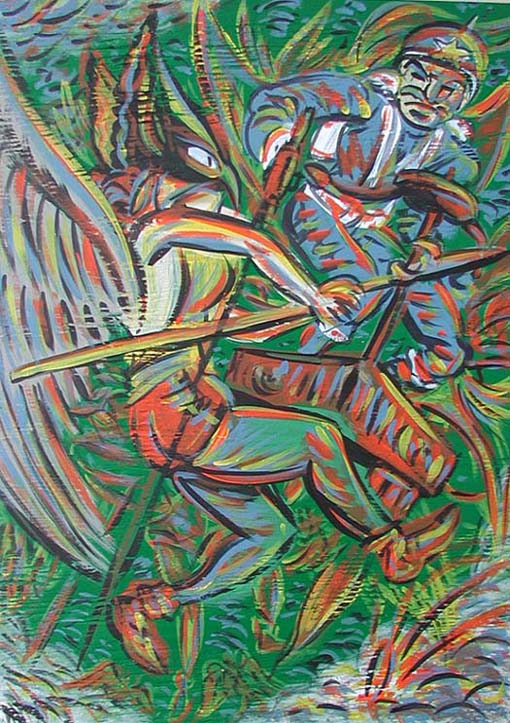 "GIANT ABSTRACT HAWKGIRL!" is copyright ©2008 by Jeremy Eaton.  All rights reserved.  Reproduction prohibited.