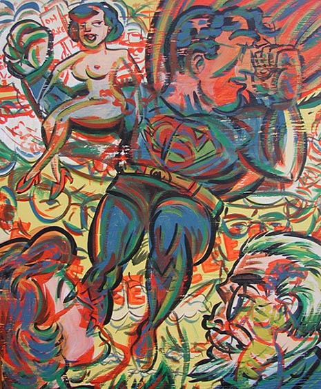 "GIANT ABSTRACT SUPERMAN!" is copyright ©2008 by Jeremy Eaton.  All rights reserved.  Reproduction prohibited.