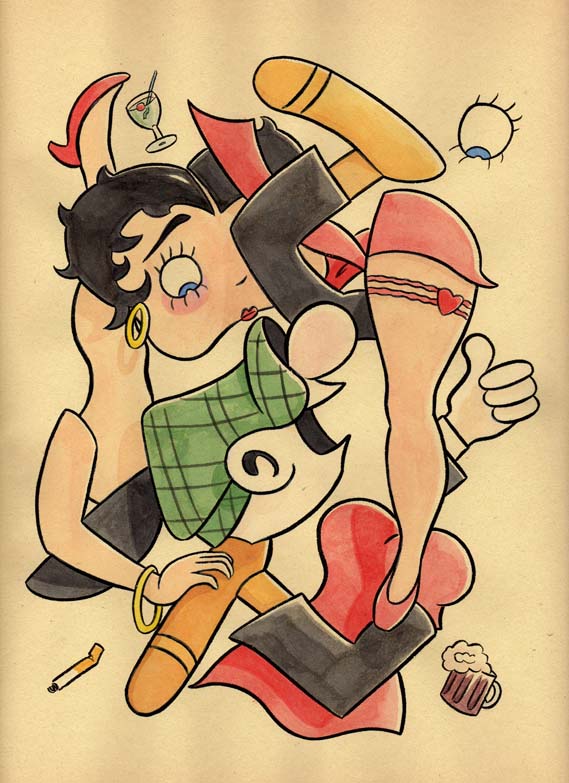 "CARTOON JUMBLE! BETTY BOOP & ANDY CAPP" is copyright ©2008 by Jeremy Eaton.  All rights reserved.  Reproduction prohibited.