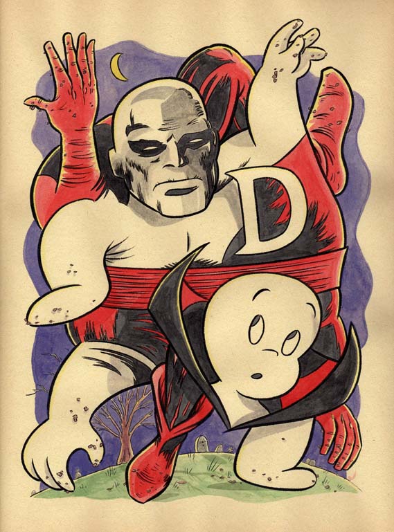 "CARTOON JUMBLE! CASPER & DEADMAN" is copyright ©2008 by Jeremy Eaton.  All rights reserved.  Reproduction prohibited.