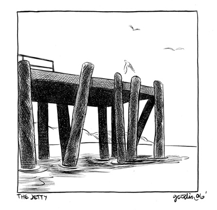 "McSWEENEY'S 21 Tall Man - Jetty" is copyright ©2008 by Robert Goodin.  All rights reserved.  Reproduction prohibited.
