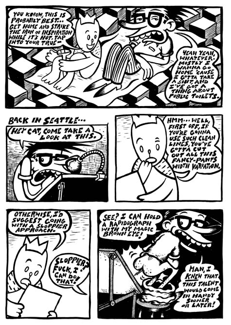 "(14) Lowjinx 3: Johnny Ryan &amp; King Cat" is copyright ©2008 by Kurt Wolfgang.  All rights reserved.  Reproduction prohibited.