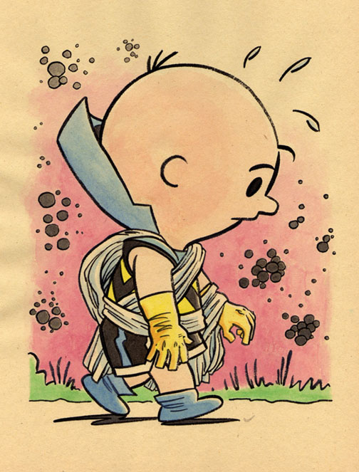 "*!!NEW JUMBLE- CHARLIE BROWN & THE WATCHER" is copyright ©2008 by Jeremy Eaton.  All rights reserved.  Reproduction prohibited.