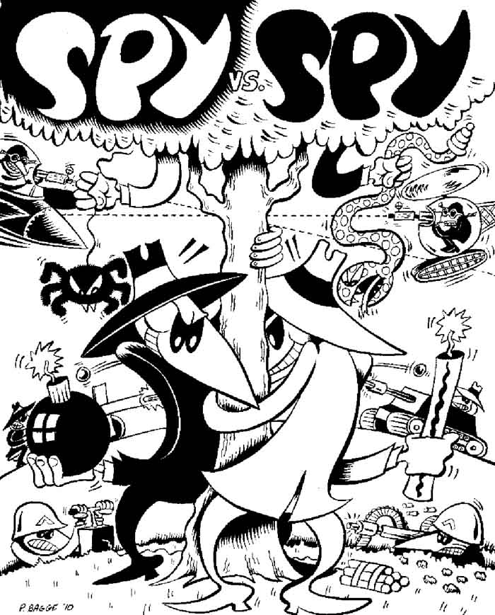 "Spy vs. Spy Tribute" is copyright &copy;2008 by Peter Bagge.  All rights reserved.  Reproduction prohibited.