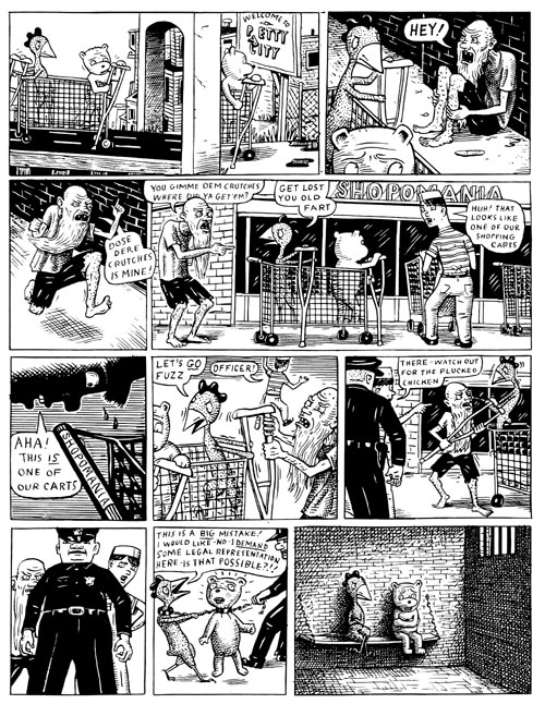 "Fuzz & Pluck chapter 1, page 3" is copyright ©2008 by Ted Stearn.  All rights reserved.  Reproduction prohibited.