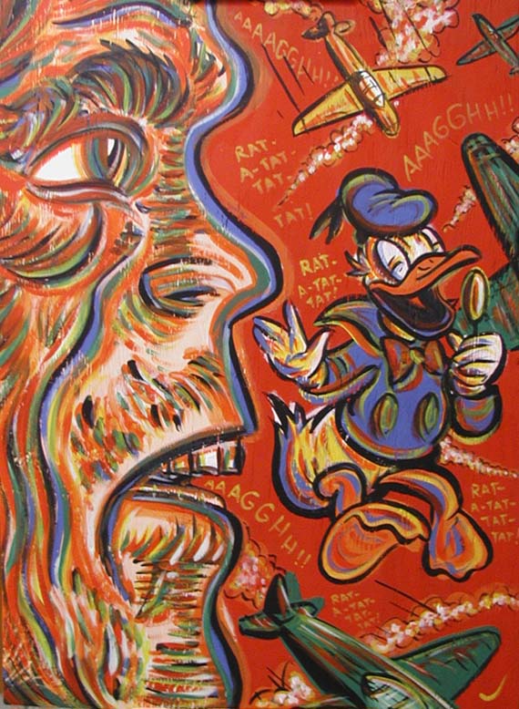 "DONALD DUCK in American Idle" is copyright ©2008 by Jeremy Eaton.  All rights reserved.  Reproduction prohibited.